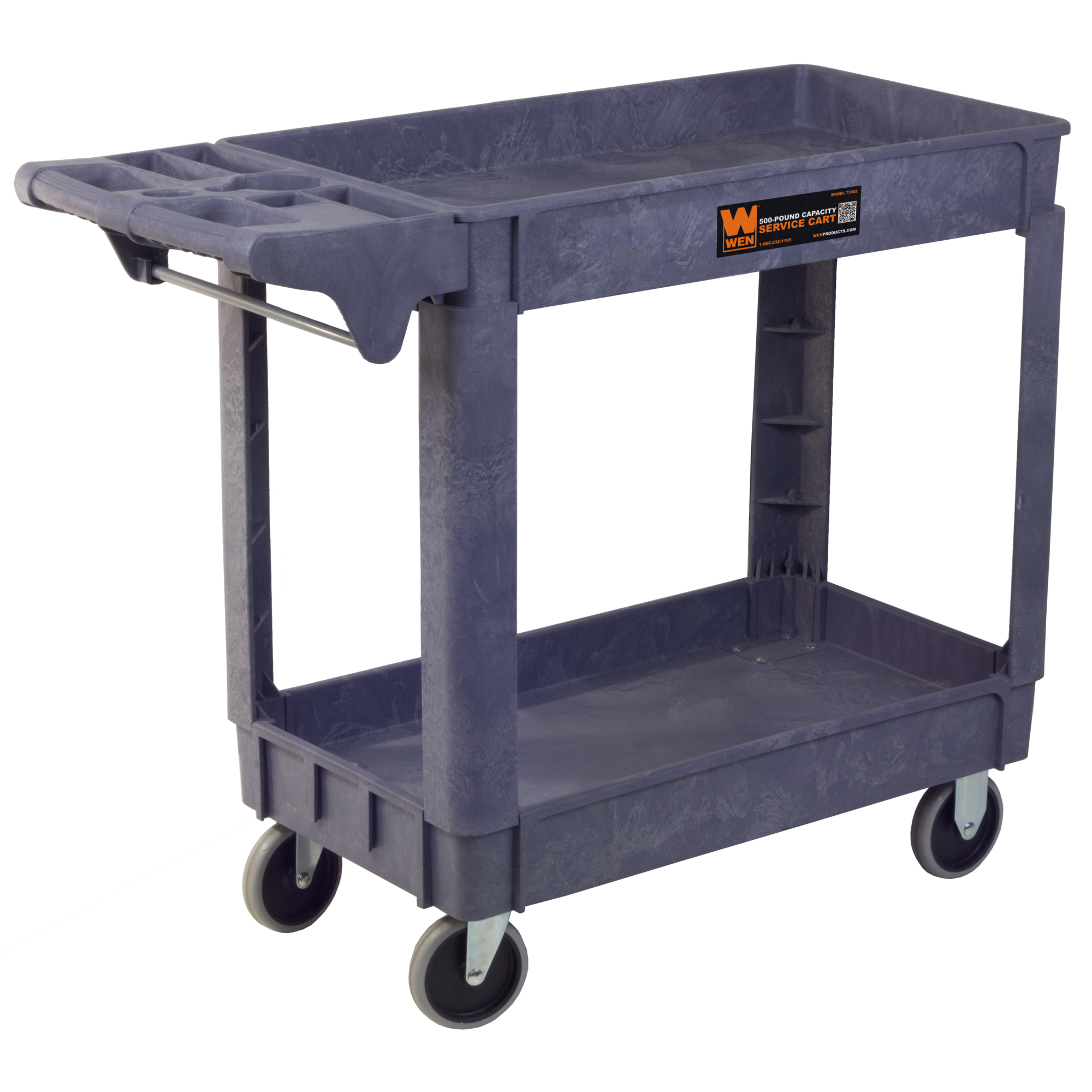 WEN Service Cart - 40in. x 17in., 500-Lb. Capacity, Polypropylene, Model# 73002